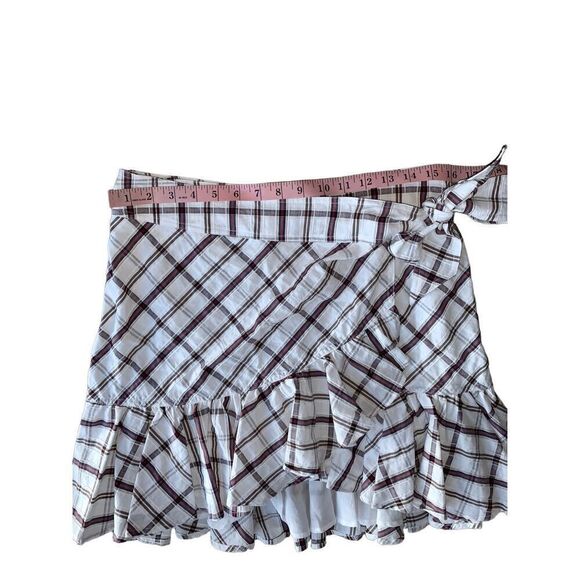 Veronica Beard Memphis Ruffle Plaid Mini Skirt - Picture 12 of 14